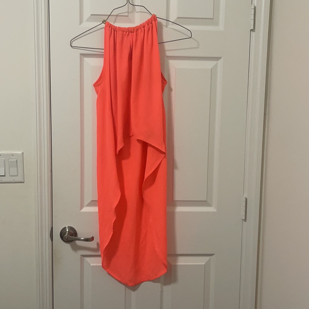 Long top coral neon